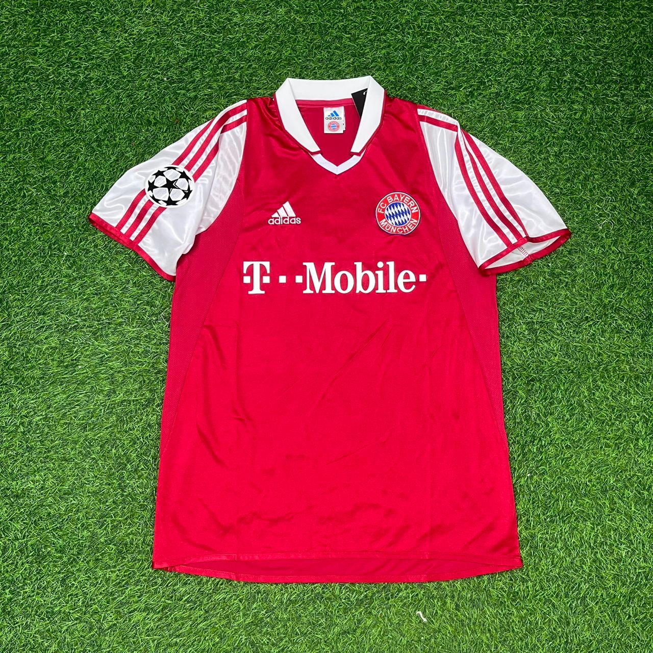 Michael Ballack Bayern Munchen 2003-2004 Retro Fussballtrikot Jersey