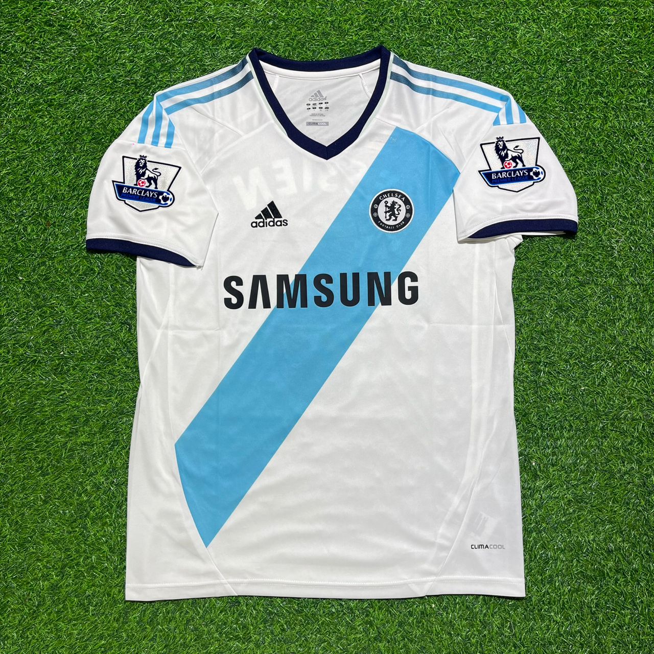 Frank Lampard Chelsea 2012-2013 Retro White Football Jersey Kit