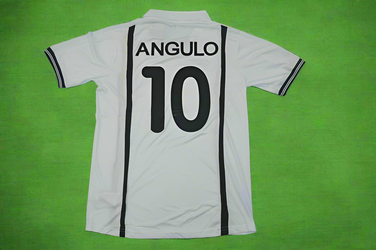 Miguel Angel Angulo Valencia 2001 Milano Champions Final Retro Football Jersey Kit