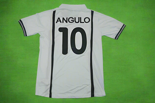 Miguel Angel Angulo Valencia 2001 Milano Champions Final Retro Football Jersey Kit