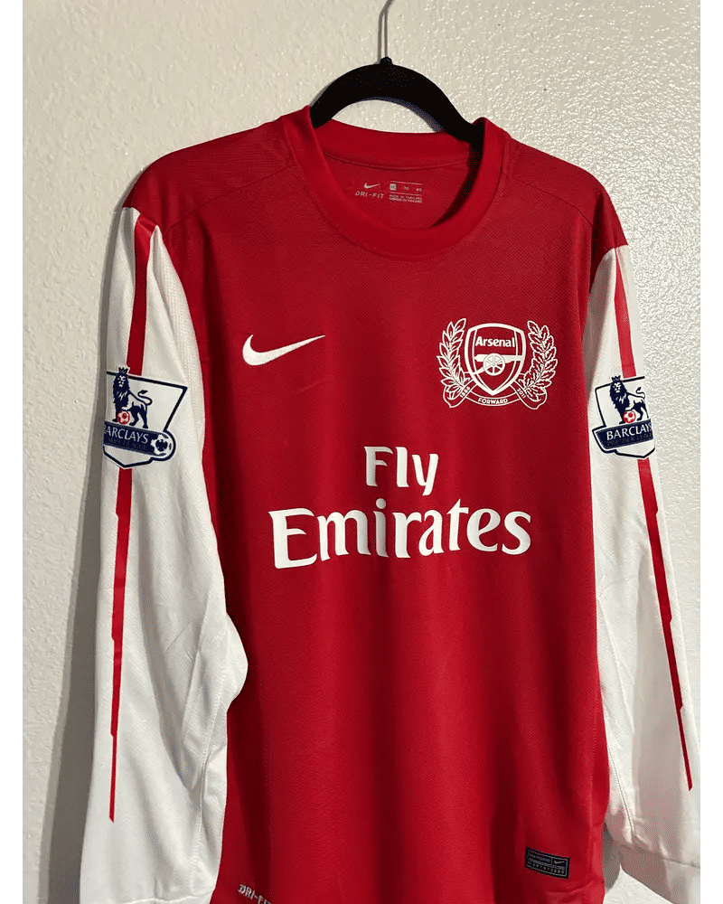 Mikel Arteta Arsenal 2010 - 2011 Retro Football Jersey Kit