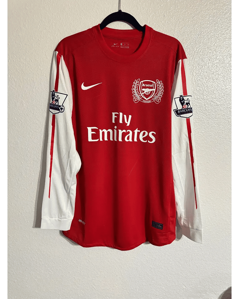 Mikel Arteta Arsenal 2010 - 2011 Retro Football Jersey Kit