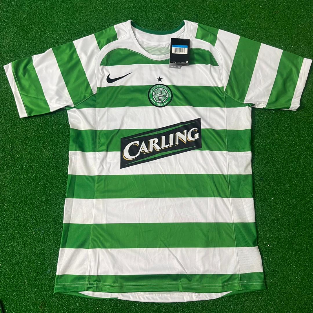 Celtic Shunsuke Nakamura Retro Home Jersey Trikot Maillot Soccer Kit