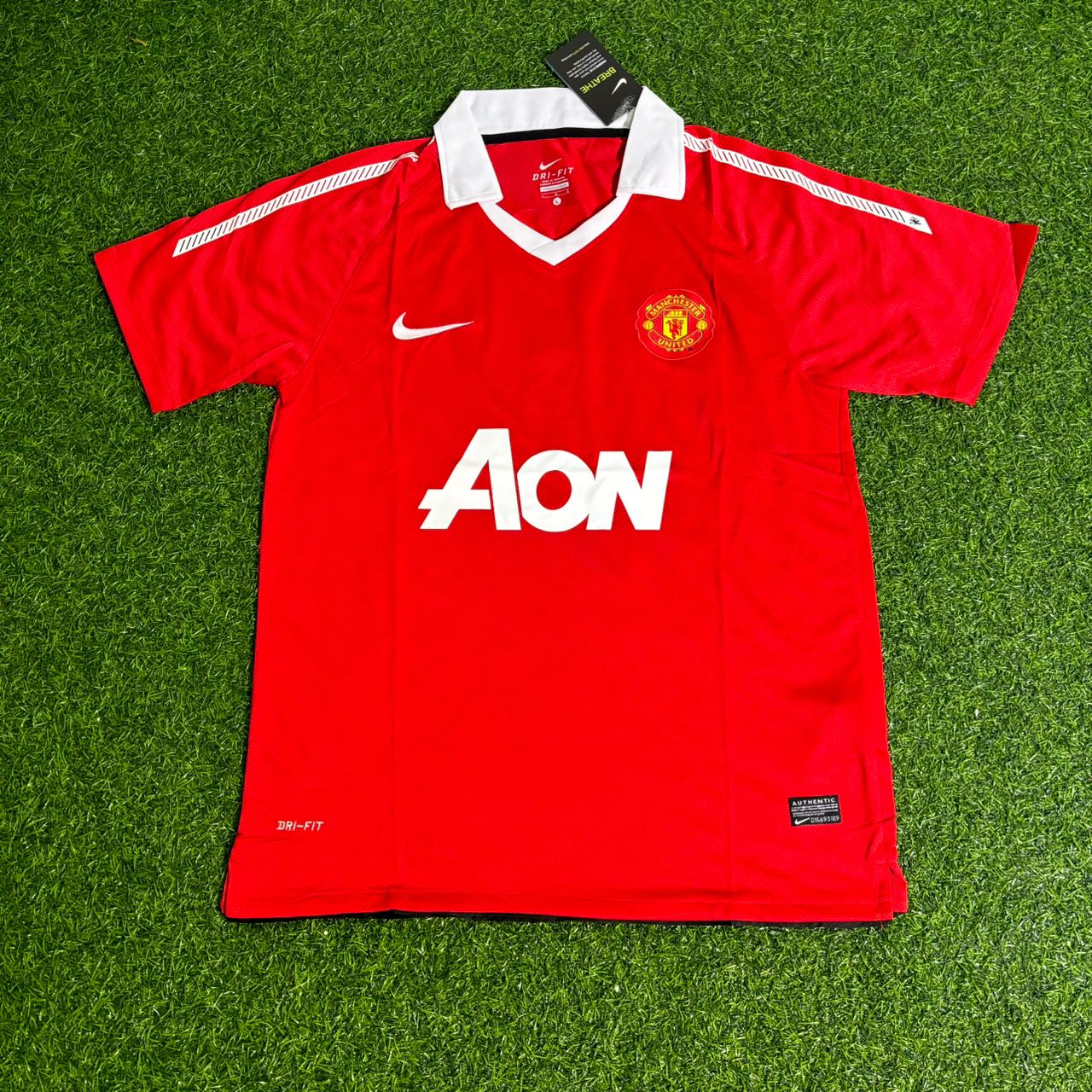 Luis Nani Manchester United 2010/2011 Retro Home Football Jersey Kit