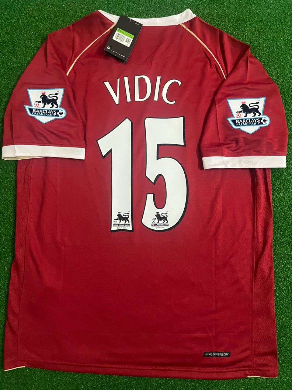 Nemanja Vidic Manchester United 2006/07 Football Jersey Kit