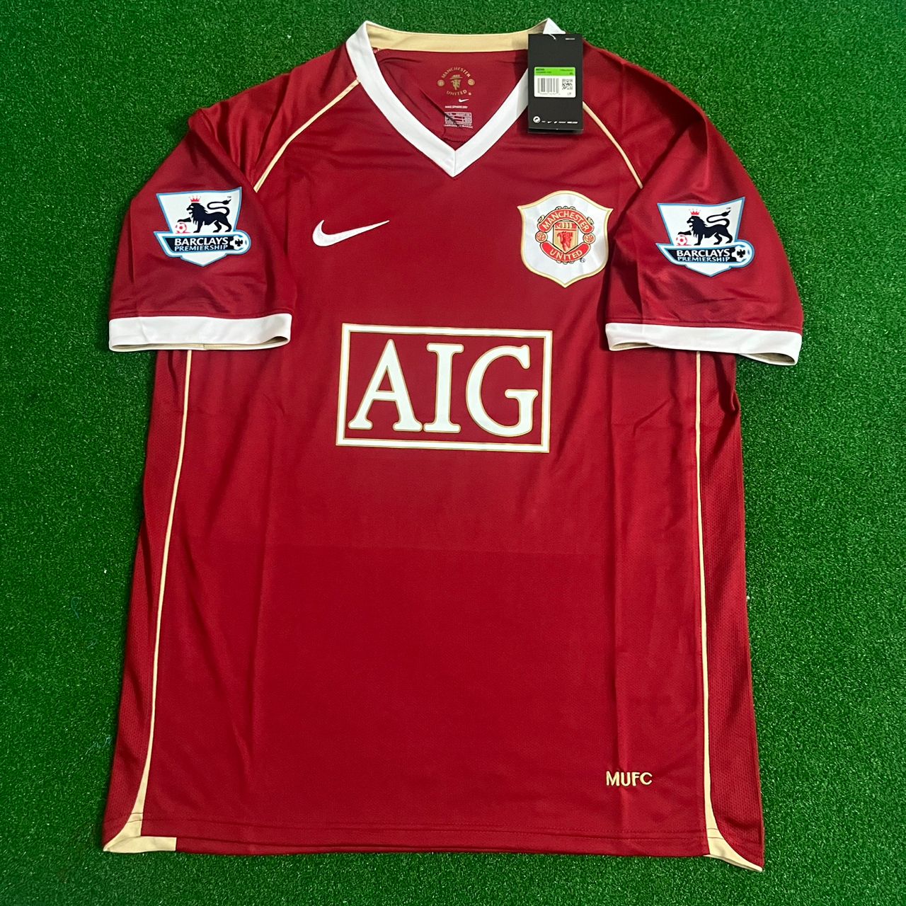 Nemanja Vidic Manchester United 2006/07 Football Jersey Kit