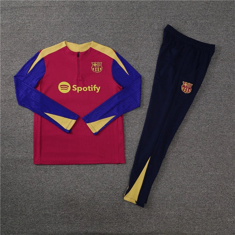 Barcelona Tracksuit  Red  Training Top Pack