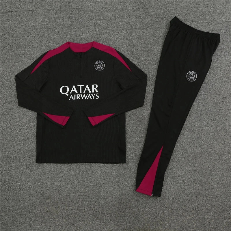 Paris Saint-Germain Tracksuit Black Training Top Pack
