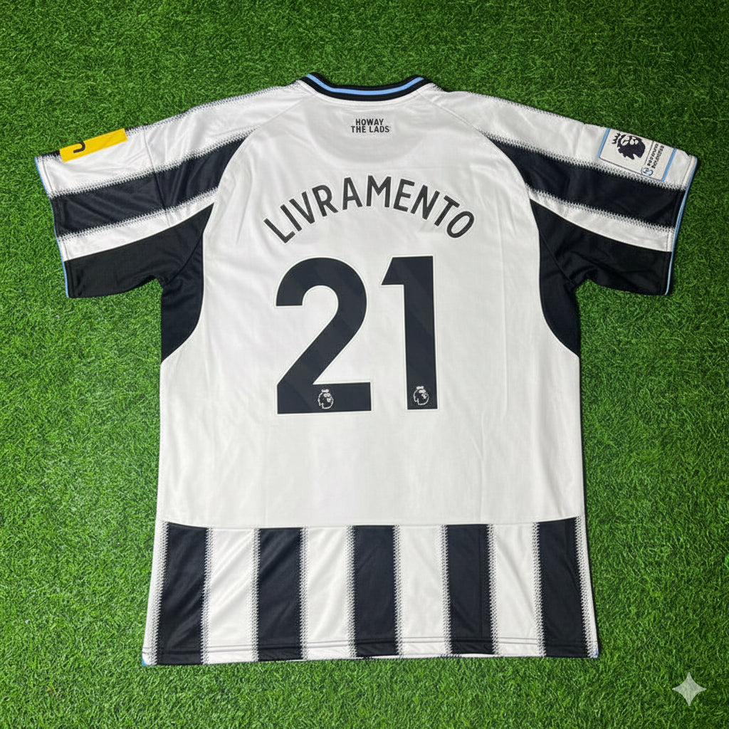 Tino Livramento Newcastle United Home 2026 Football Jersey Camisate