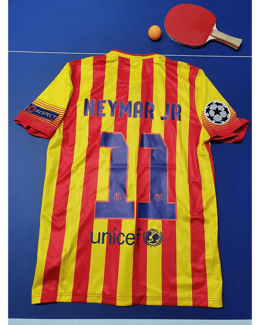 Neymar Jr. 11 - Barcelona 2013/2014 Retro Football Jersey Kit
