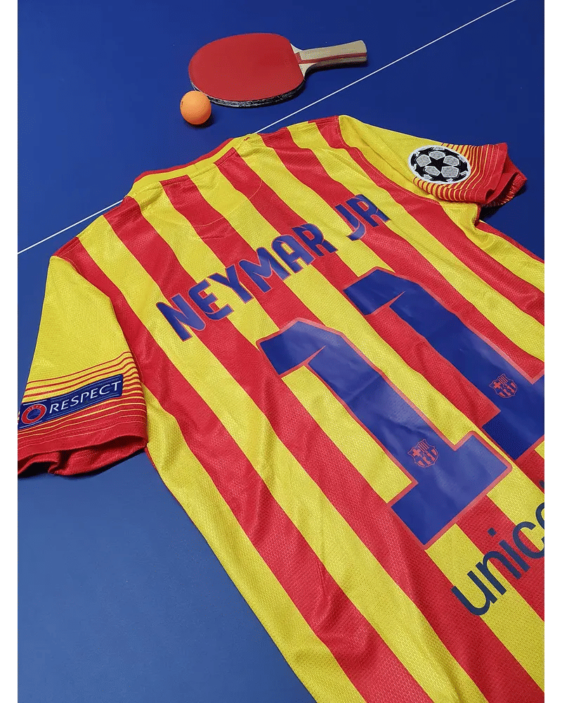 Neymar Jr. 11 - Barcelona 2013/2014 Retro Football Jersey Kit