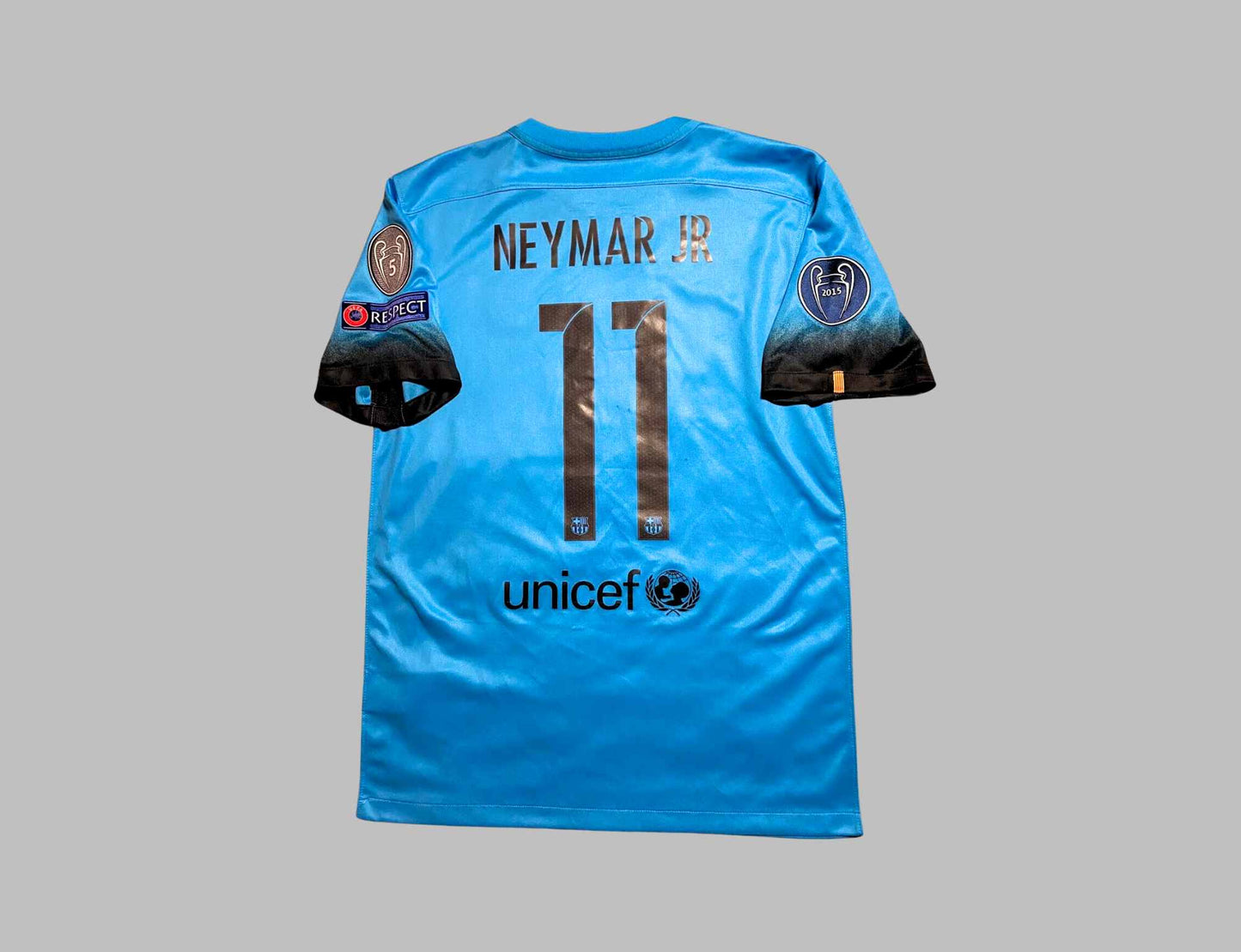 Neymar JR Barcelona 2015 - 2016 Champions League Retro Football Jersey Kit