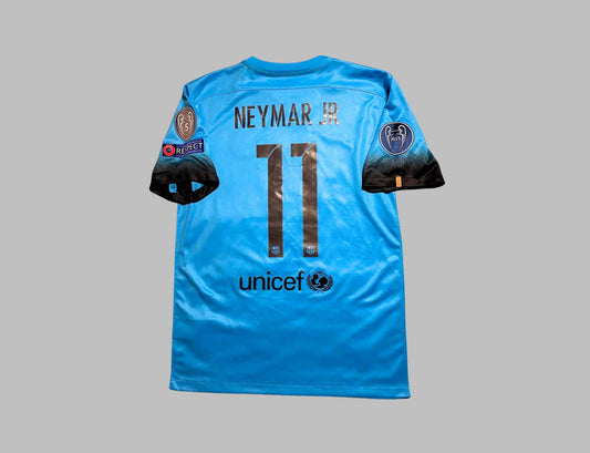 Neymar JR Barcelona 2015 - 2016 Champions League Retro Football Jersey Kit