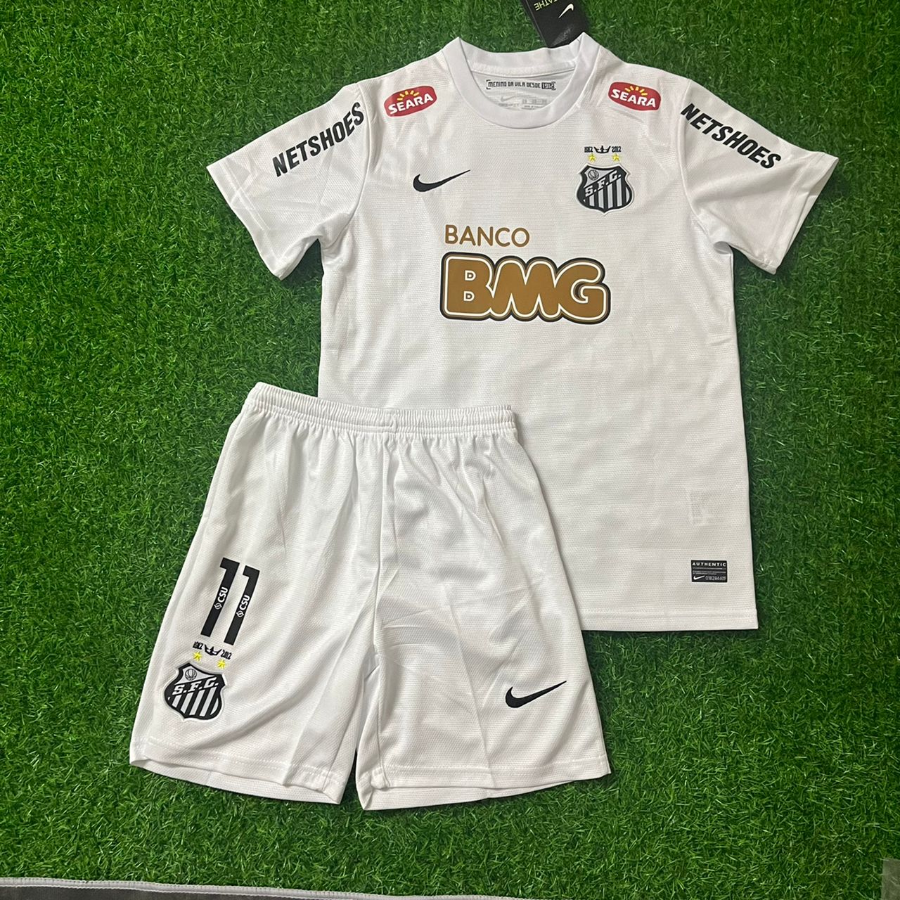 Neymar Jr Santos FC Kid Football Jersey Kit