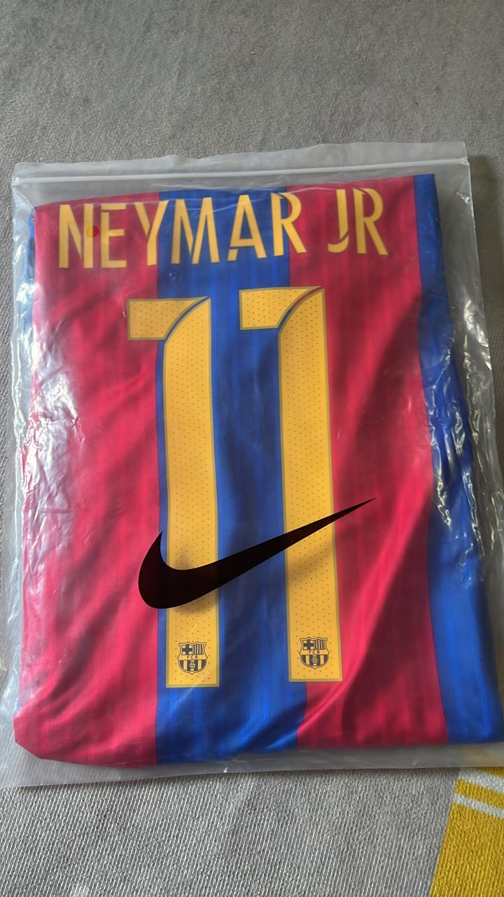 Neymar Jr Barcelona Retro Jersey Trikot