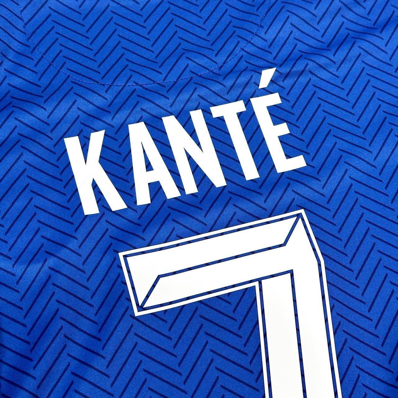 N'Golo Kante Chelsea 2021 Champions League Final Porto Retro Football Jersey Kit