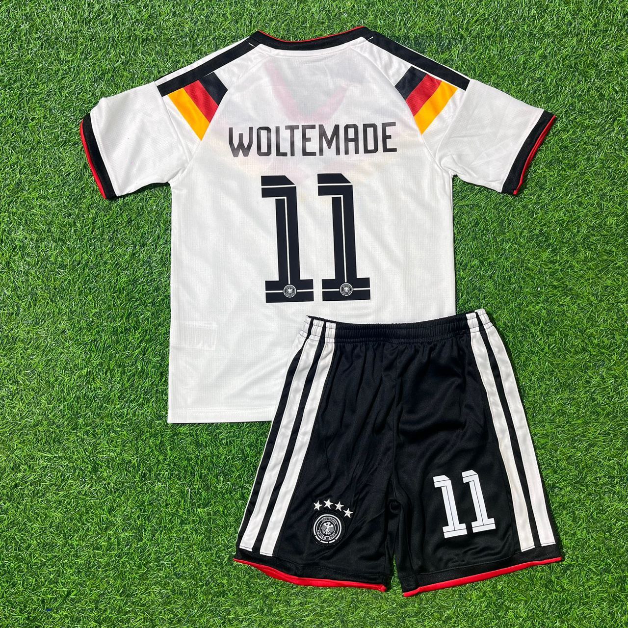 Germany 2026 Nick Woltemade Kids Home Soccer Kit Football Jersey