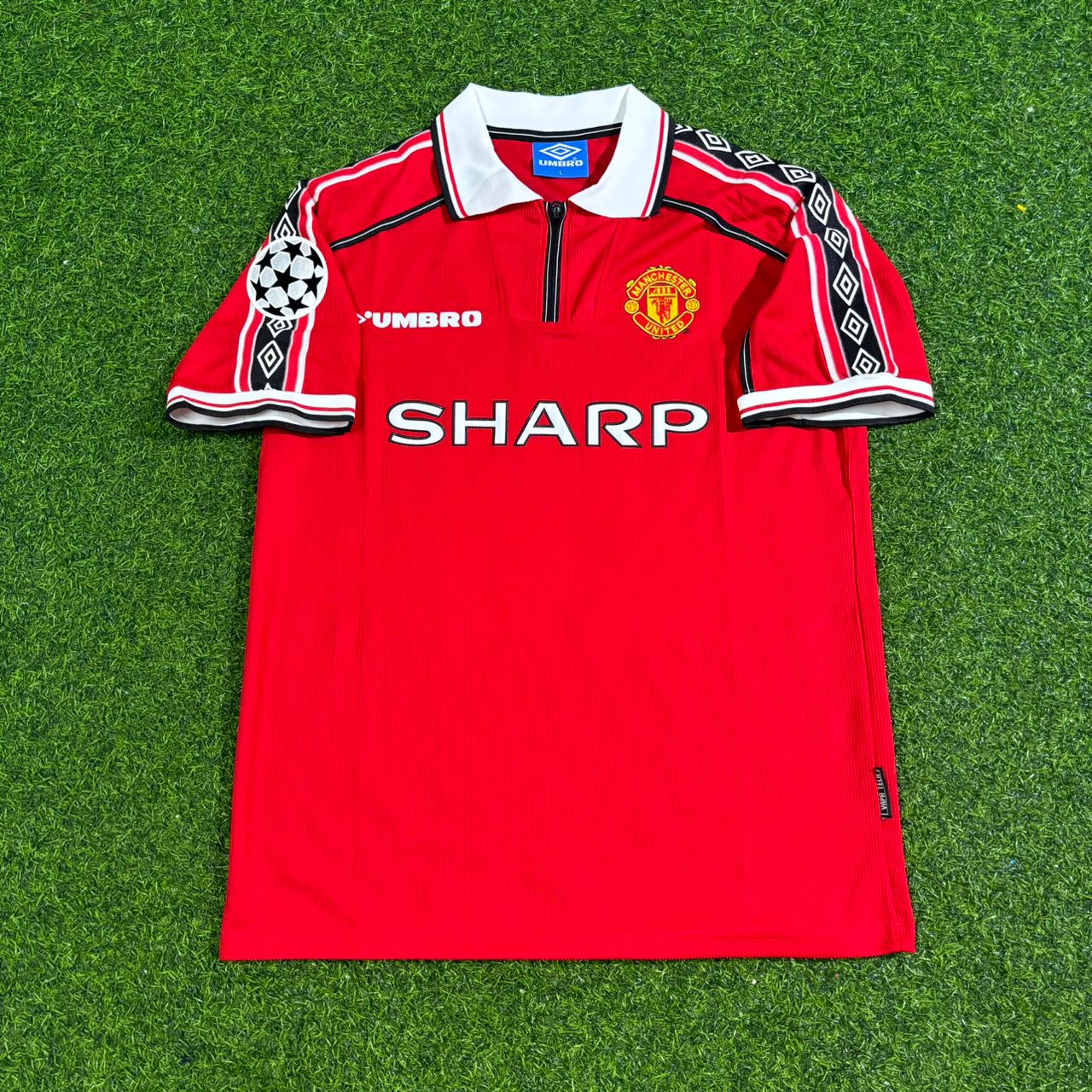 Ole Gunnar Solskjær Manchester United 1998-1999 Special Edition Retro Football Jersey Kit