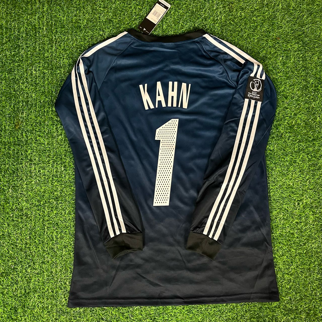 Oliver Kahn – Germany 2002 World Cup Goalkeeper Retro Kit Jersey – | Trikot | Maillot