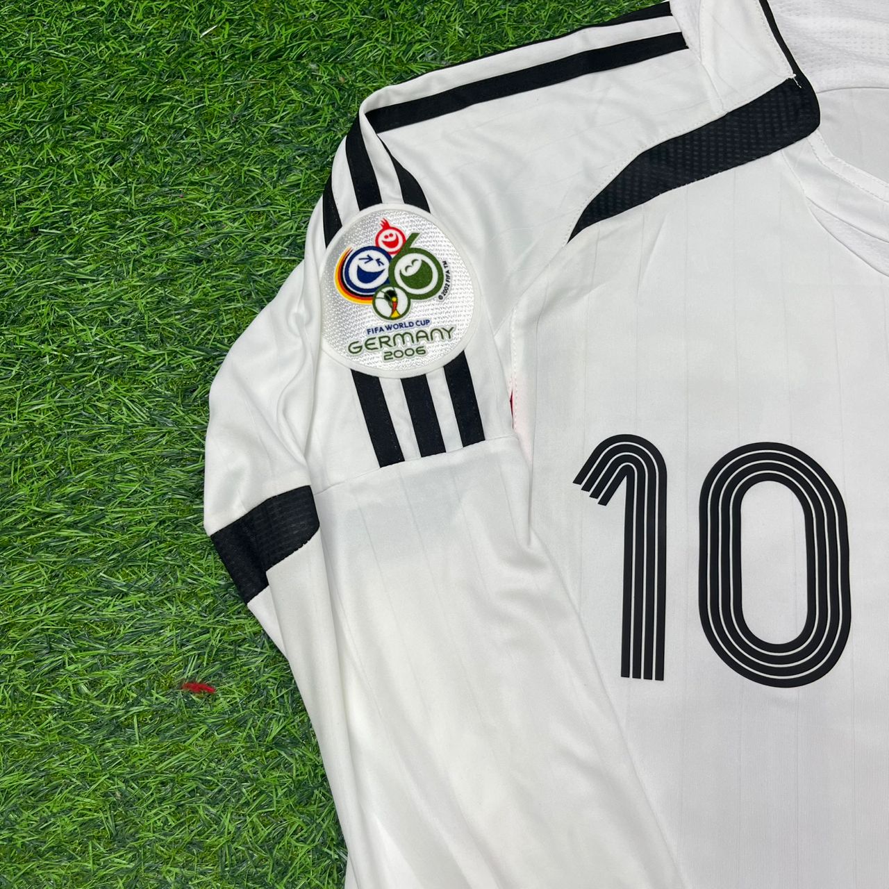 Germany World Cup 2006 Oliver Neuville Long Sleeve White Football Jersey