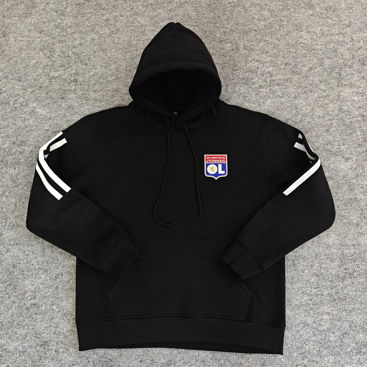 Olympique Lyonnais- Hoodie Winter Fleece- Football Kapuzenpullover Paradise Edition