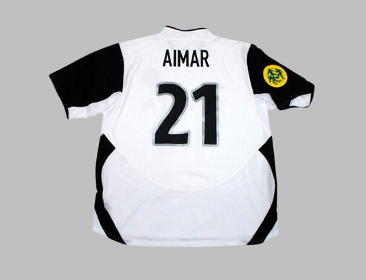 Pablo Aimar Valencia 2004 UEFA Final Retro Football Jersey Kit