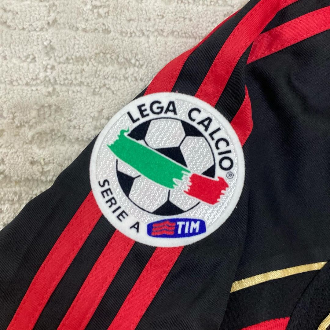 Paolo Maldini AC Milan 2006 2007 Retro Kids Soccer Kids Football Jersey Kit