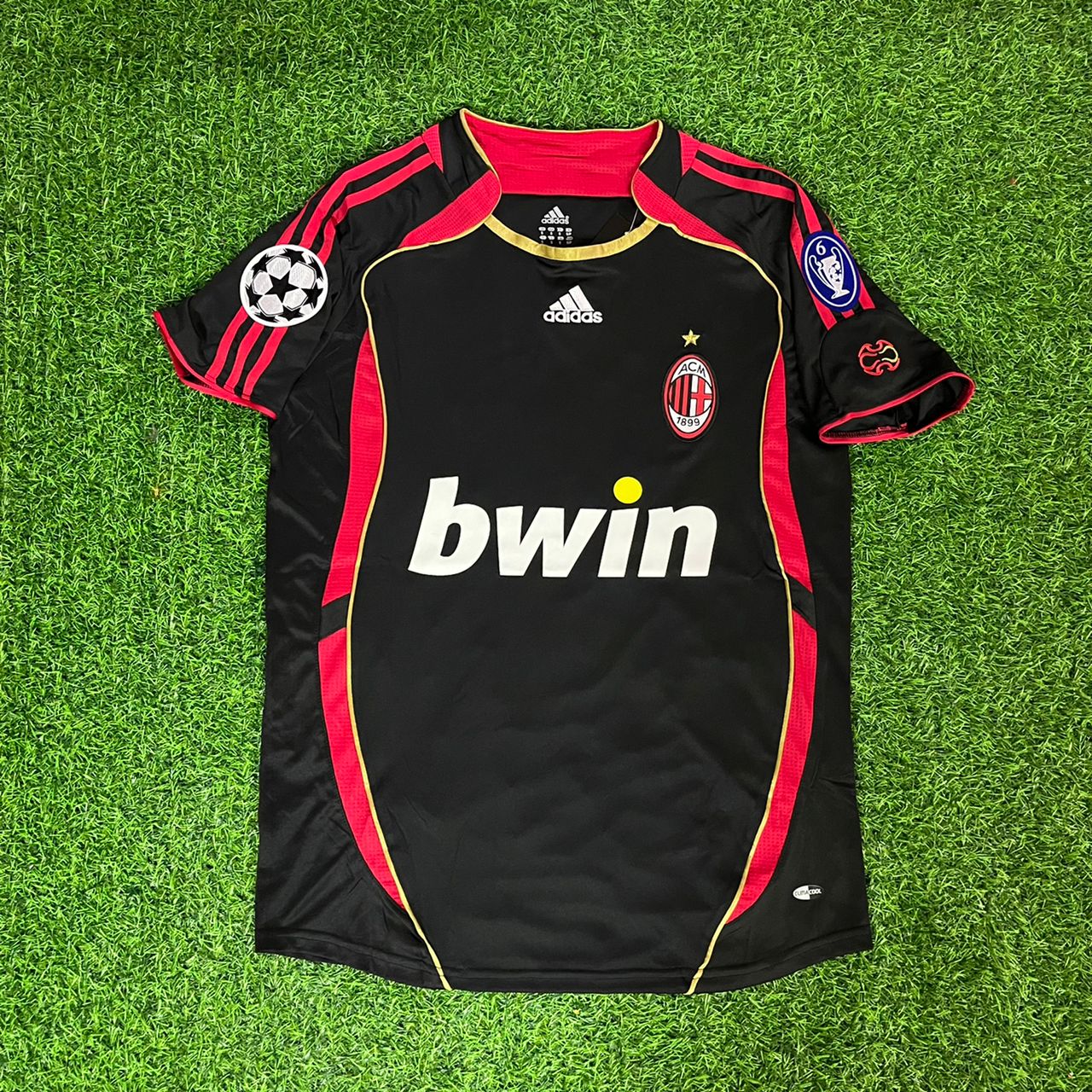10 Clarence Seedorf – AC Milan 2006–2007 Retro Kit Jersey – | Trikot | Maillot | Maglia Soccer Kit