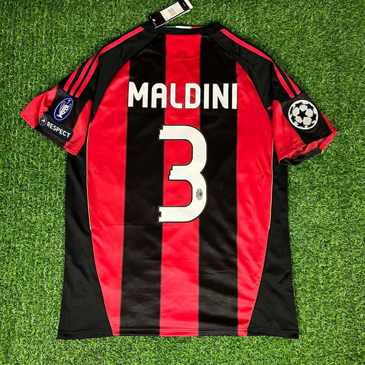 Paolo Maldini - AC Milan 2010/11 Retro Football Jersey Kit