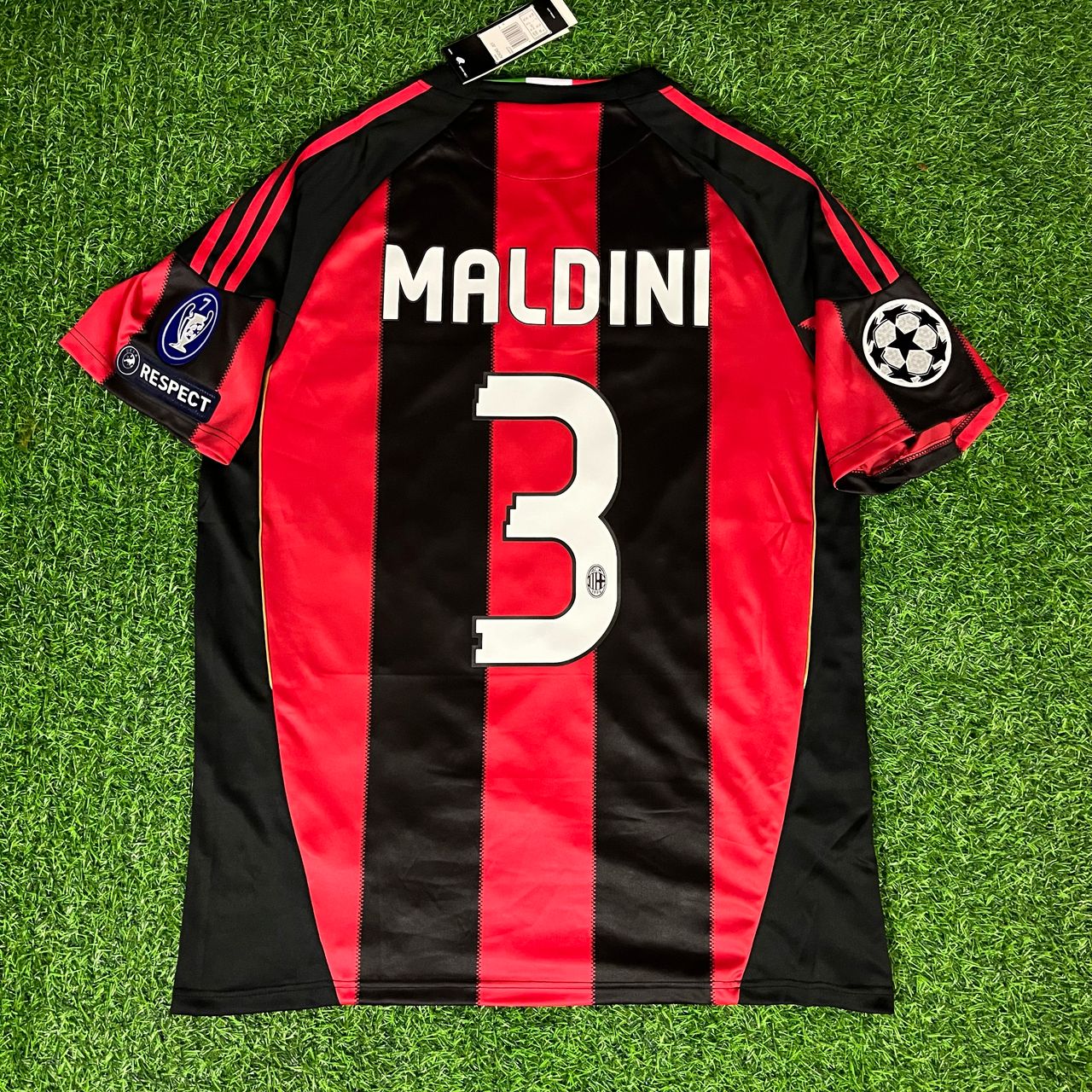 Paolo Maldini – AC Milan 2010/11 Retro Kit Jersey – | Trikot | Maillot