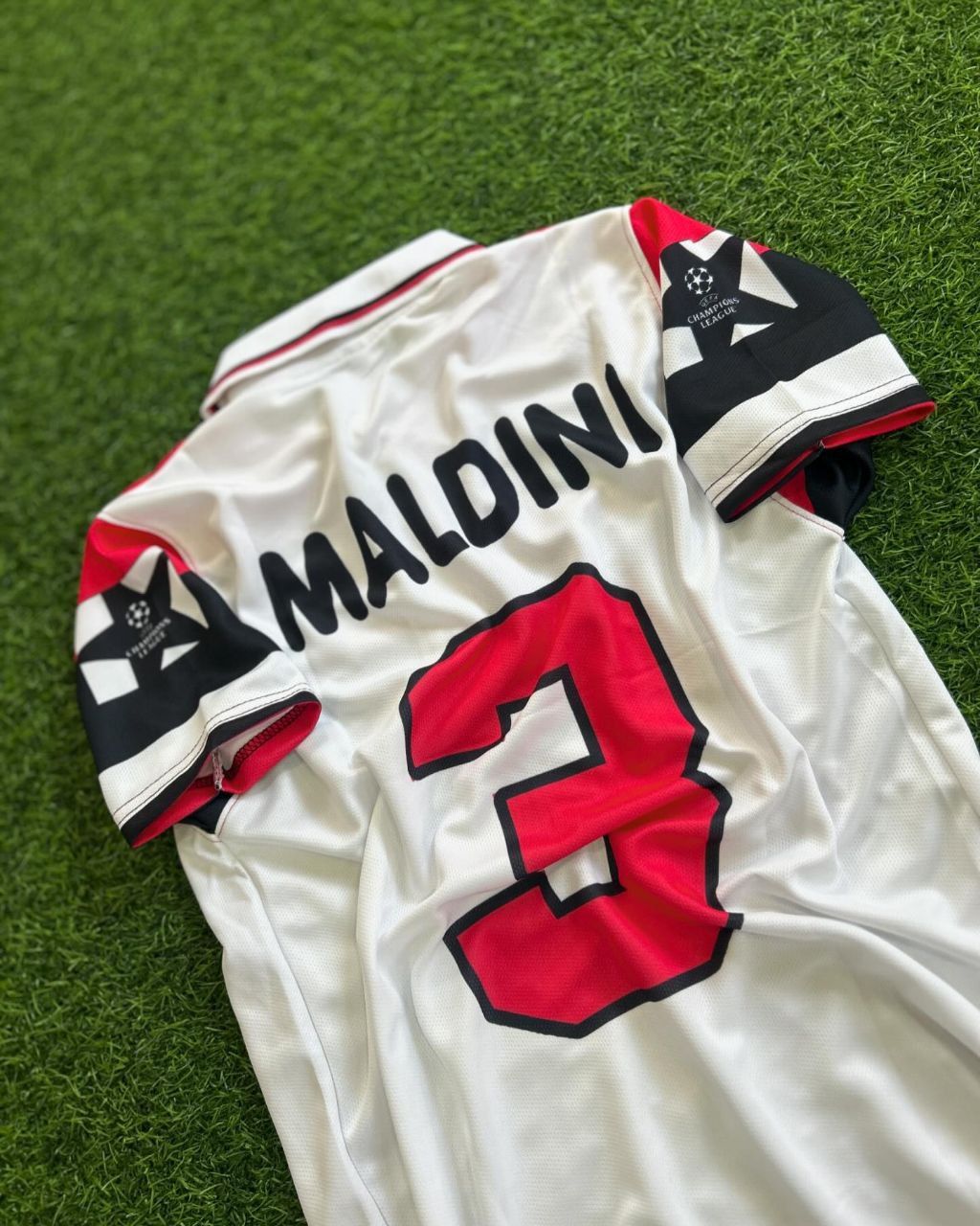 Paolo Maldini AC Milan Retro Football Jersey Kit