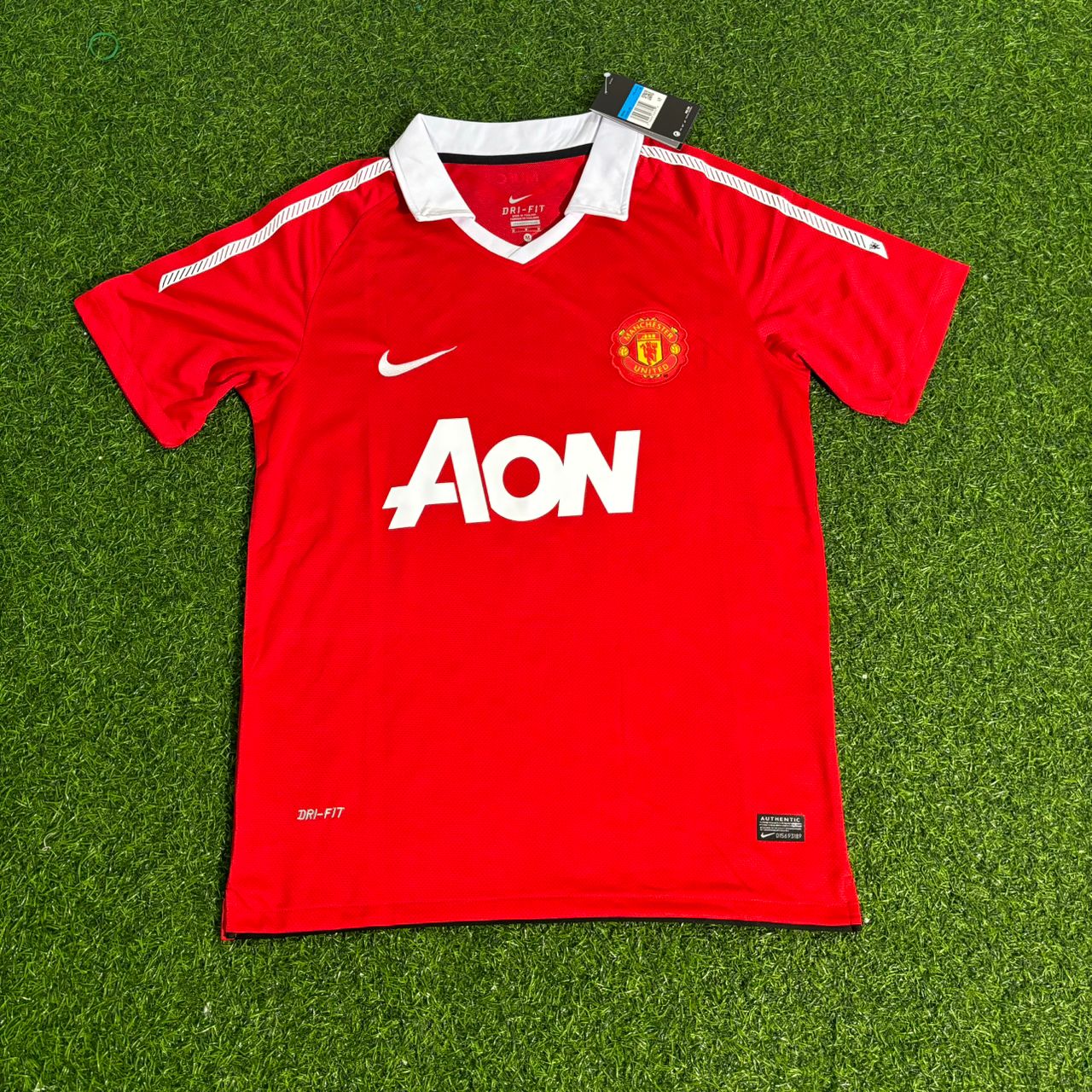 Park-Ji Sung Manchester United 2010/2011 Retro Home Football Jersey Kit