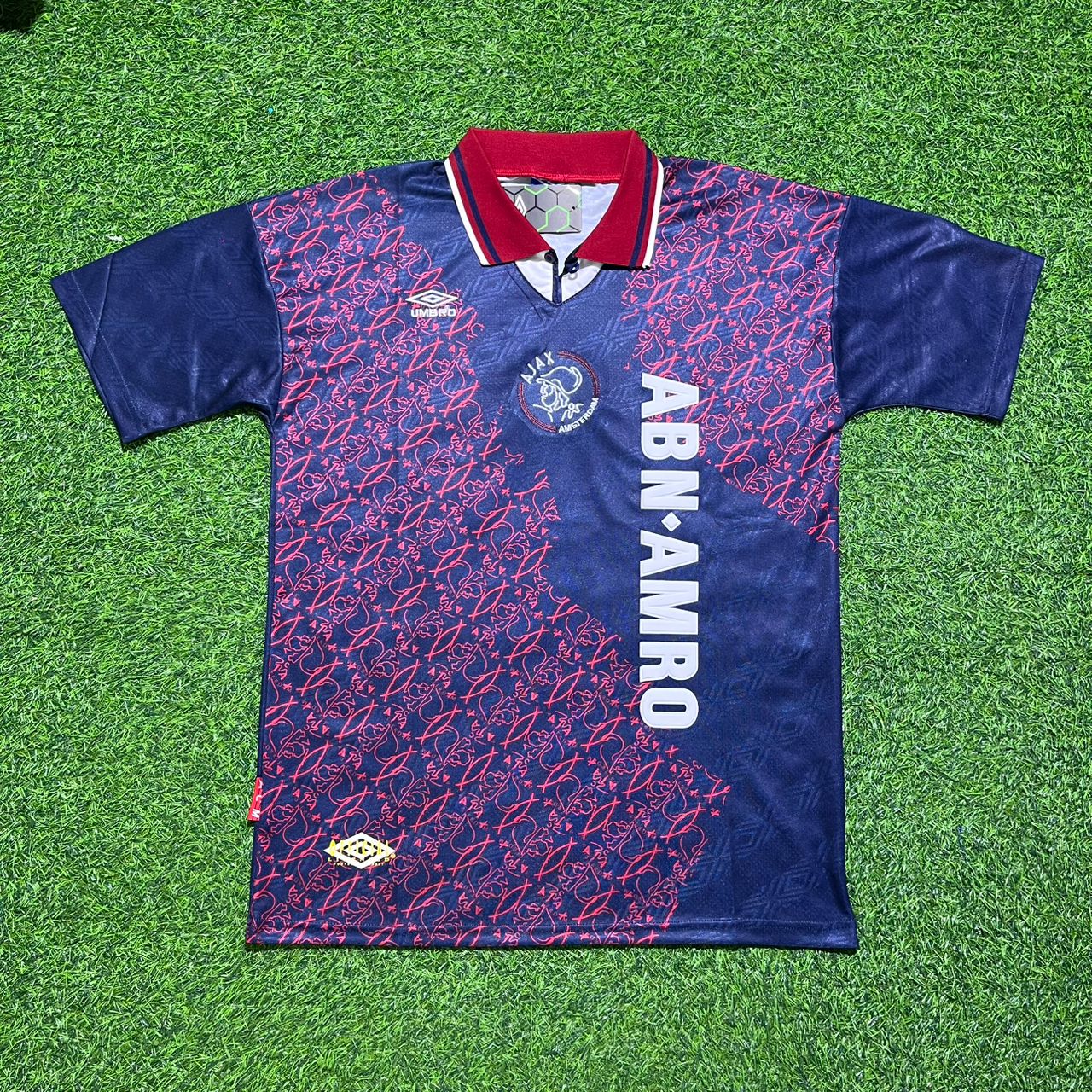 Marc Overmars #11 Ajax 1994 1995 Away Retro Football Jersey Kit