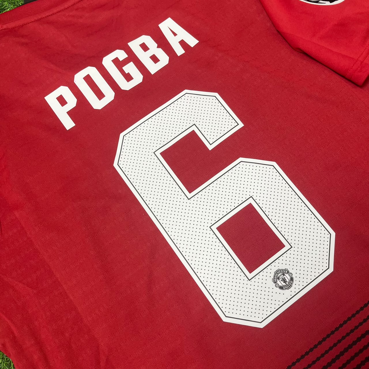 Paul Pogba 6 Manchester United 2018 2019 Retro Football Jersey Kit