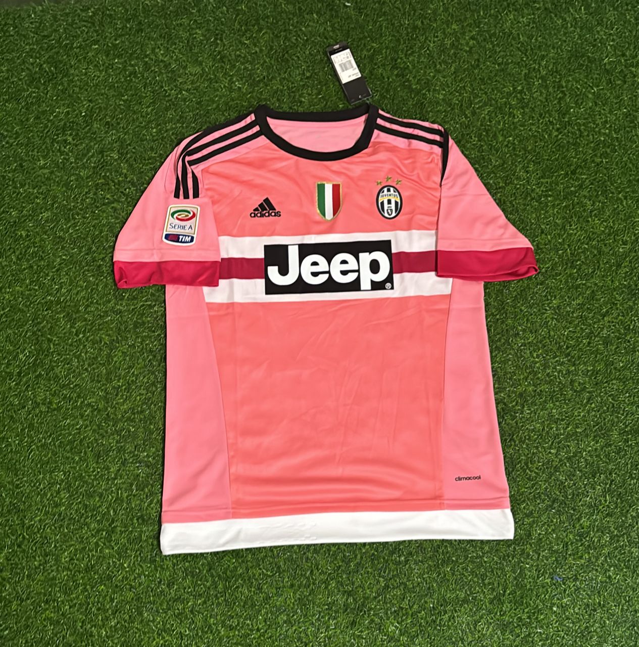 Paul Pogba Juventus 2015/16 Pink Retro Football Jersey Collection