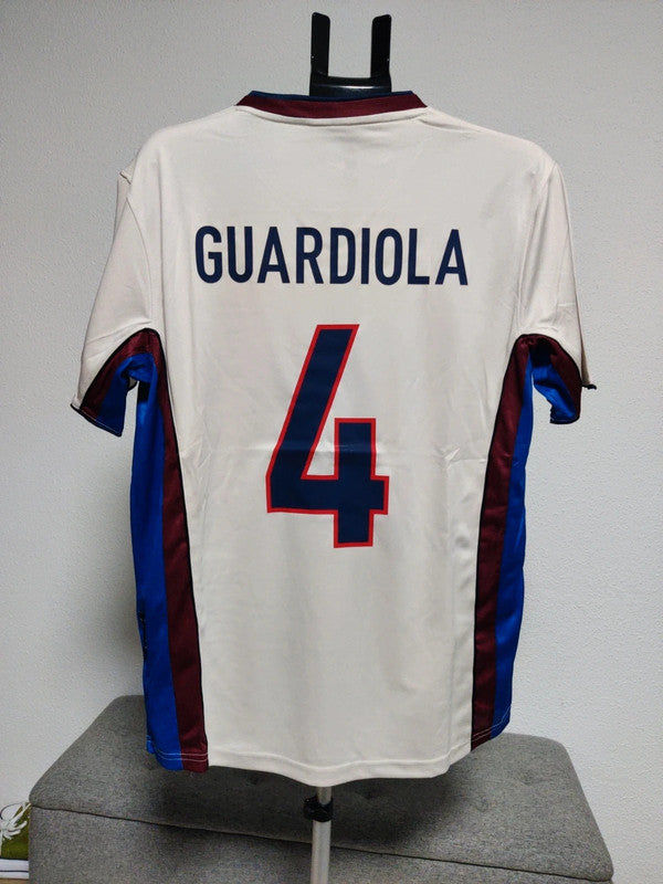 Pep Guardiola Barcelona 98/99 Retro Football Jersey Kit