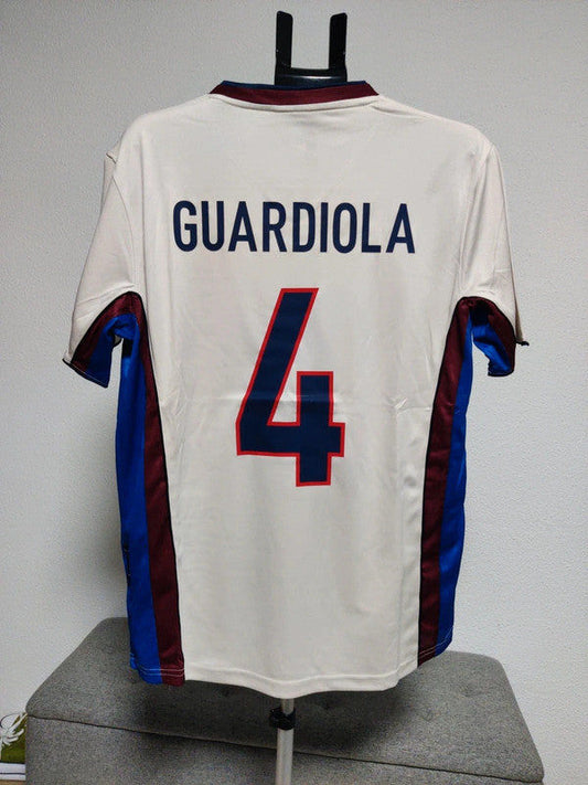 Pep Guardiola Barcelona 98/99 Retro Football Jersey Kit