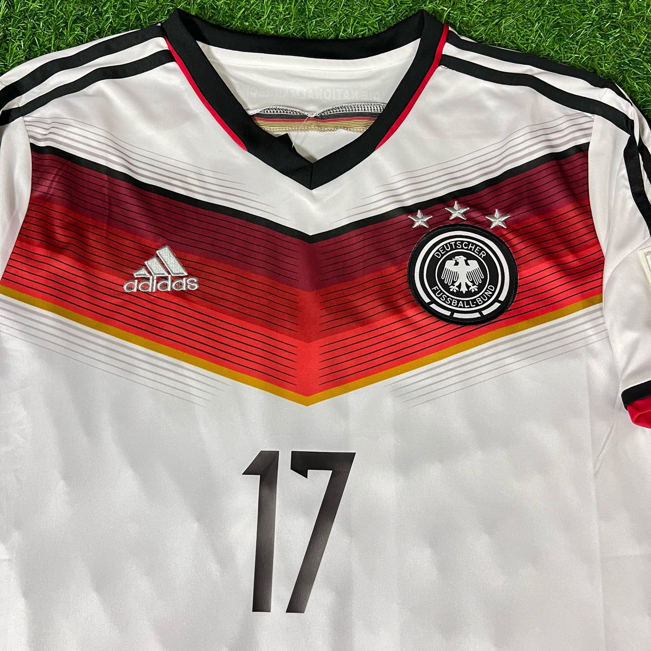 Per Mertesacker 17 - Germany 2014 World Cup Retro Football Jersey Kit