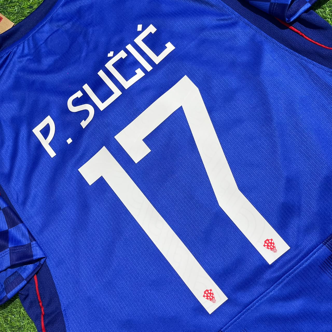 Petar Sučić Croatia 2026 World Cup Away Blue Football Jersey Paradise Edition
