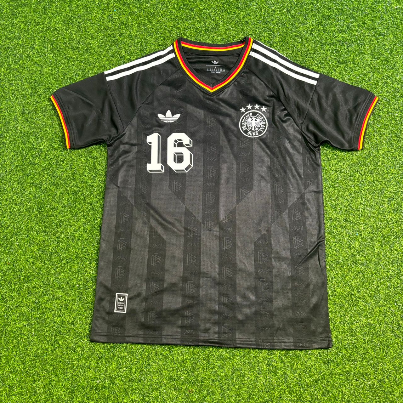 Philipp Lahm 16# Germany Black Retro Vintage Football Jersey Kit