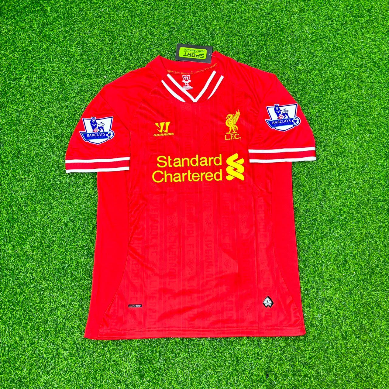 Philippe Coutinho Liverpool 2013/2014 Season Red Retro Football Jersey Kit