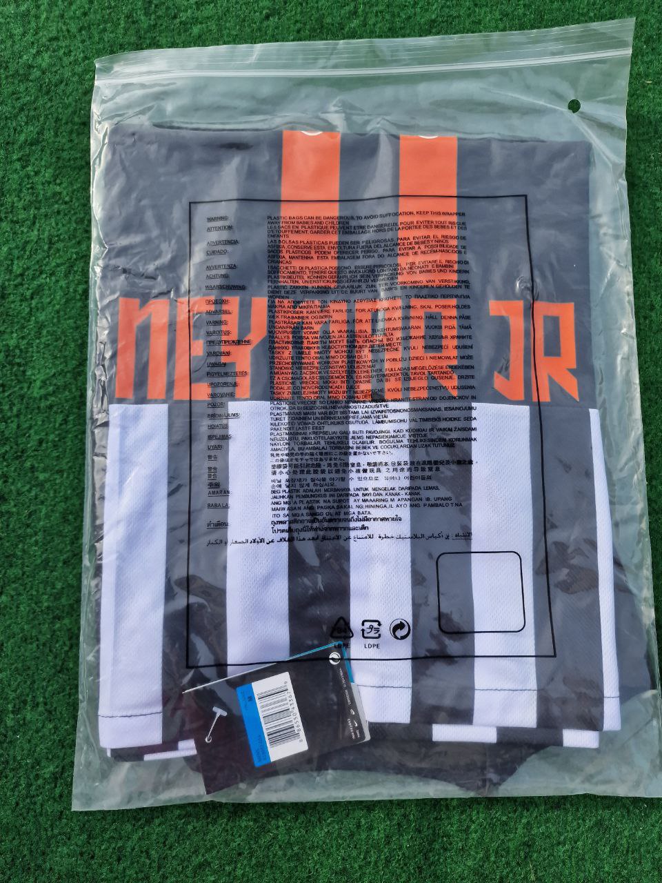 Neymar Jr Santos Fc 2009 2013 Black Kids Soccer Retro Jersey KinderTrikot