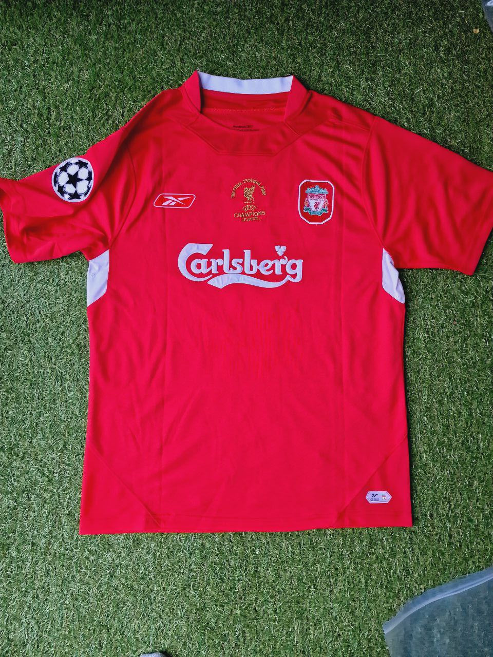 Djibril Cisse Liverpool Red Retro Football Jersey