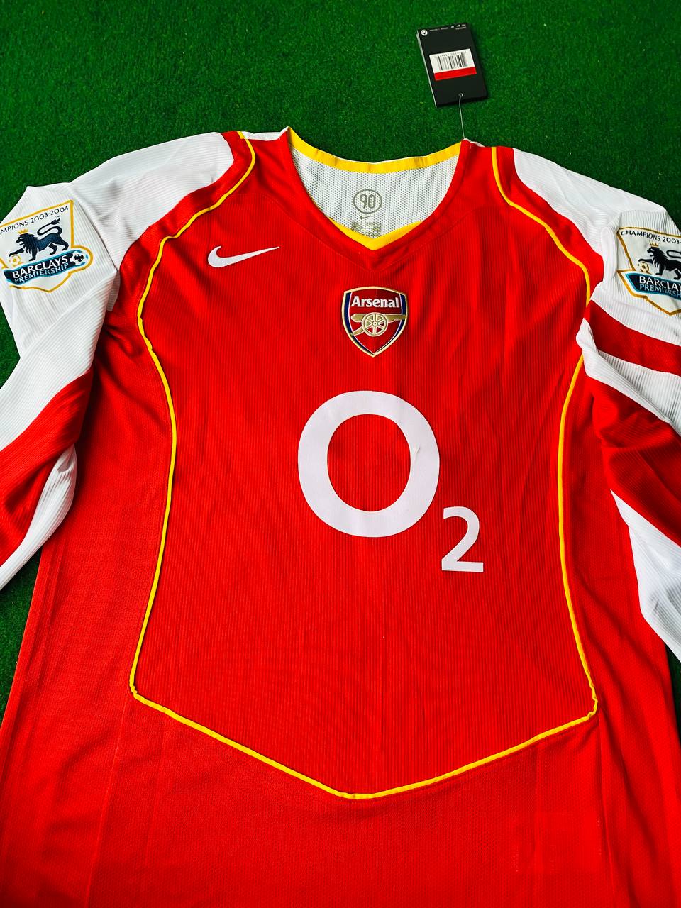 Thierry Henry Arsenal Retro Long Sleeve Football Jersey