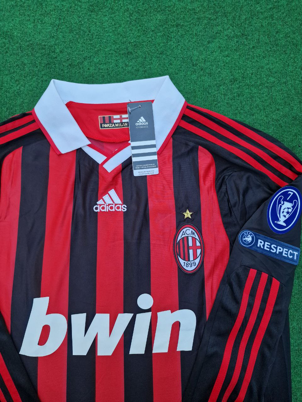 Ronaldinho AC Milan 2010-2011 Season Retro Jersey Maillot Trikot Maglia