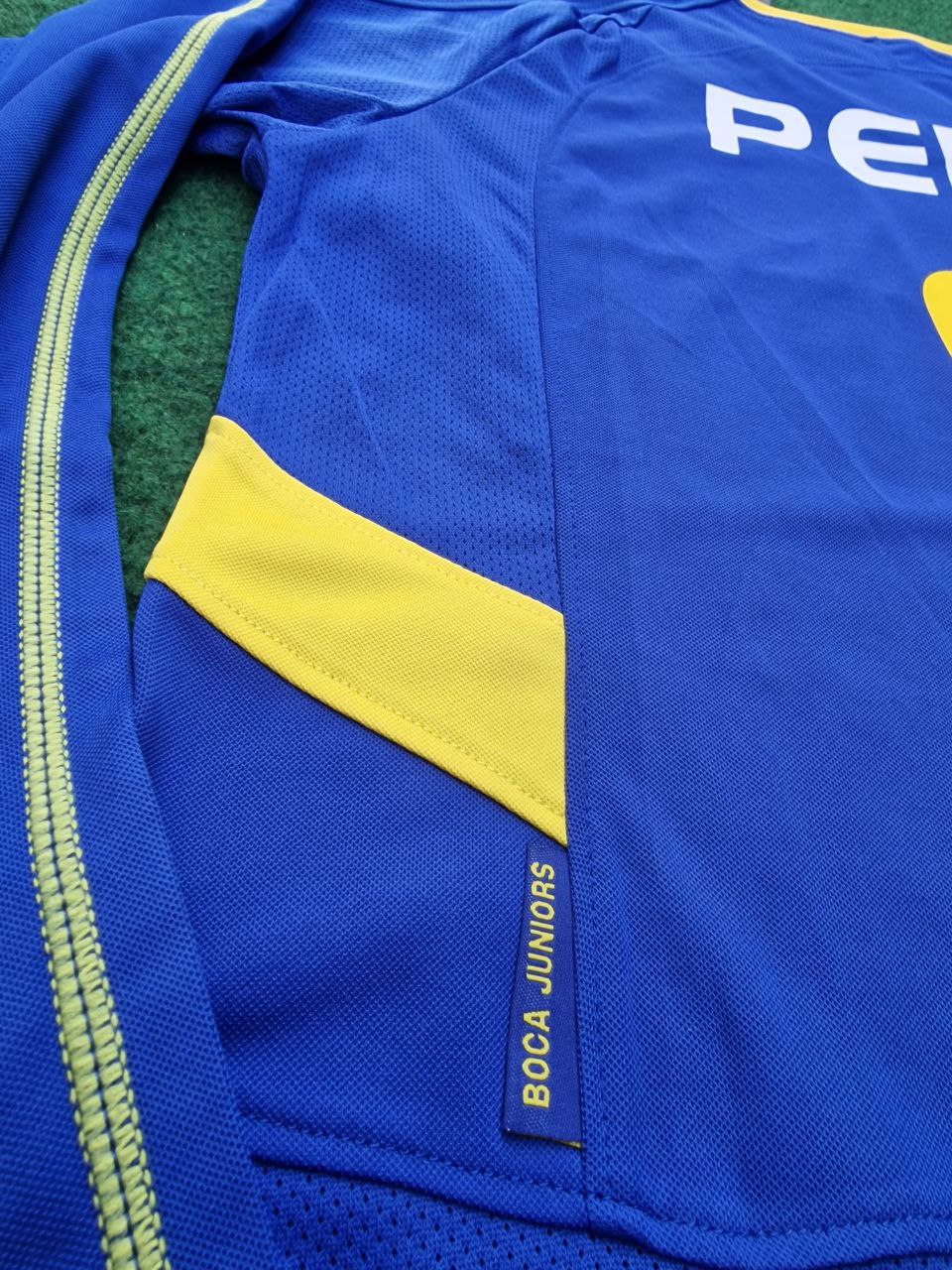 Carlos Tevez Boca Juniors 2003 2004 Retro Jersey Maillot Trikot Maglia