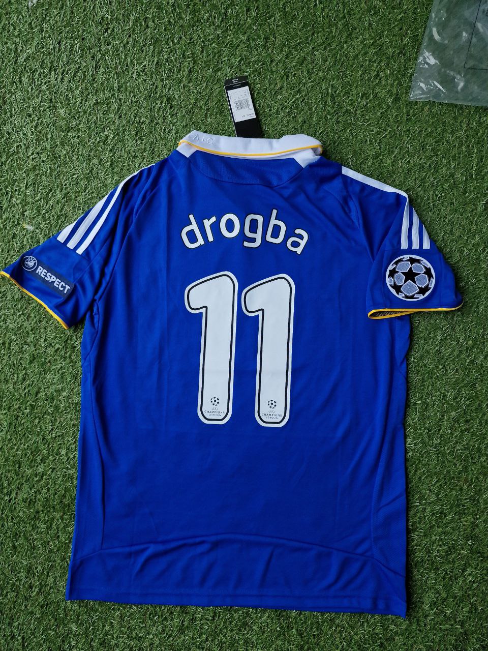 Didier Drogba Chelsea Champhions League 2008 Final Jersey