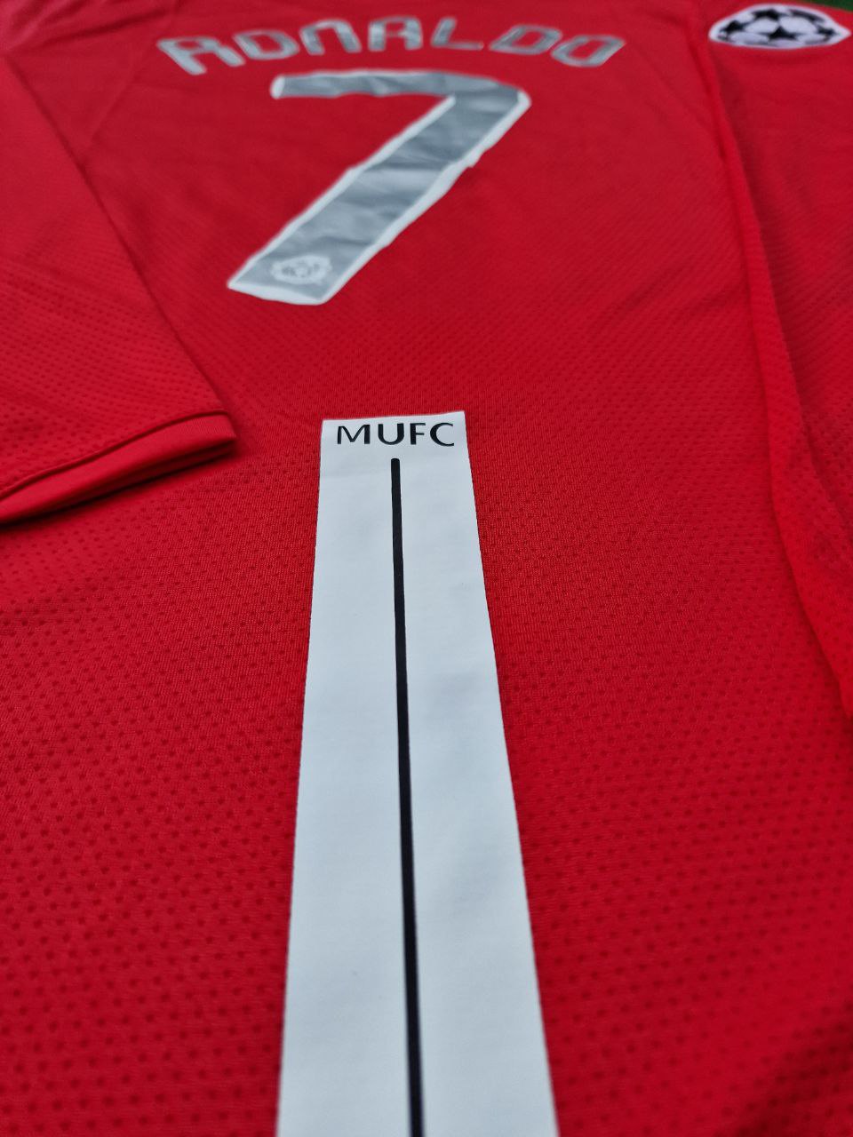 „Cristiano Ronaldo CR7 Manchester United Rotes Retro-Fußballtrikot“
