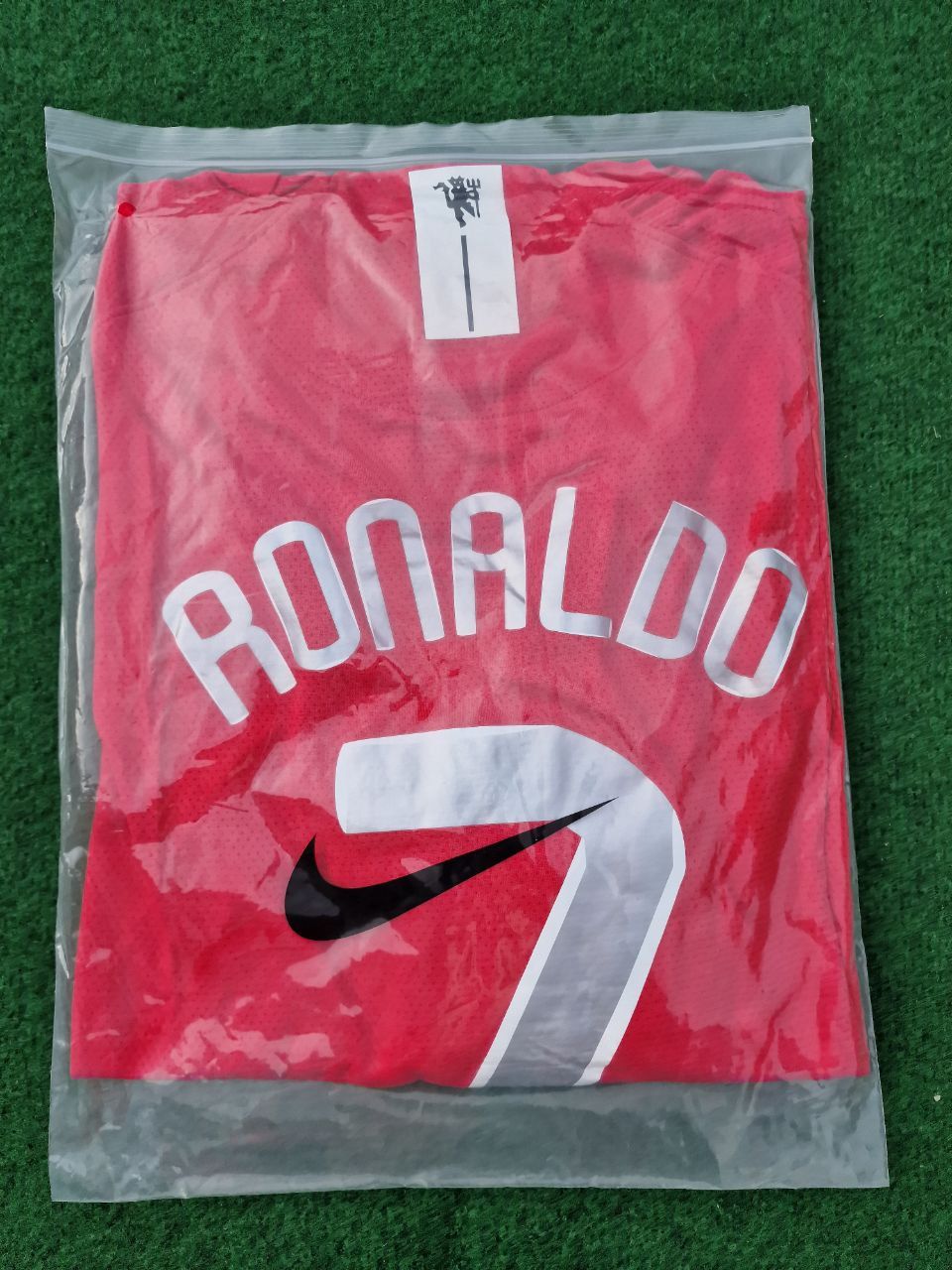 Cristiano Ronaldo Manchester United 2008 Champions Leage Final Moscow Retro Long Sleeve Jersey
