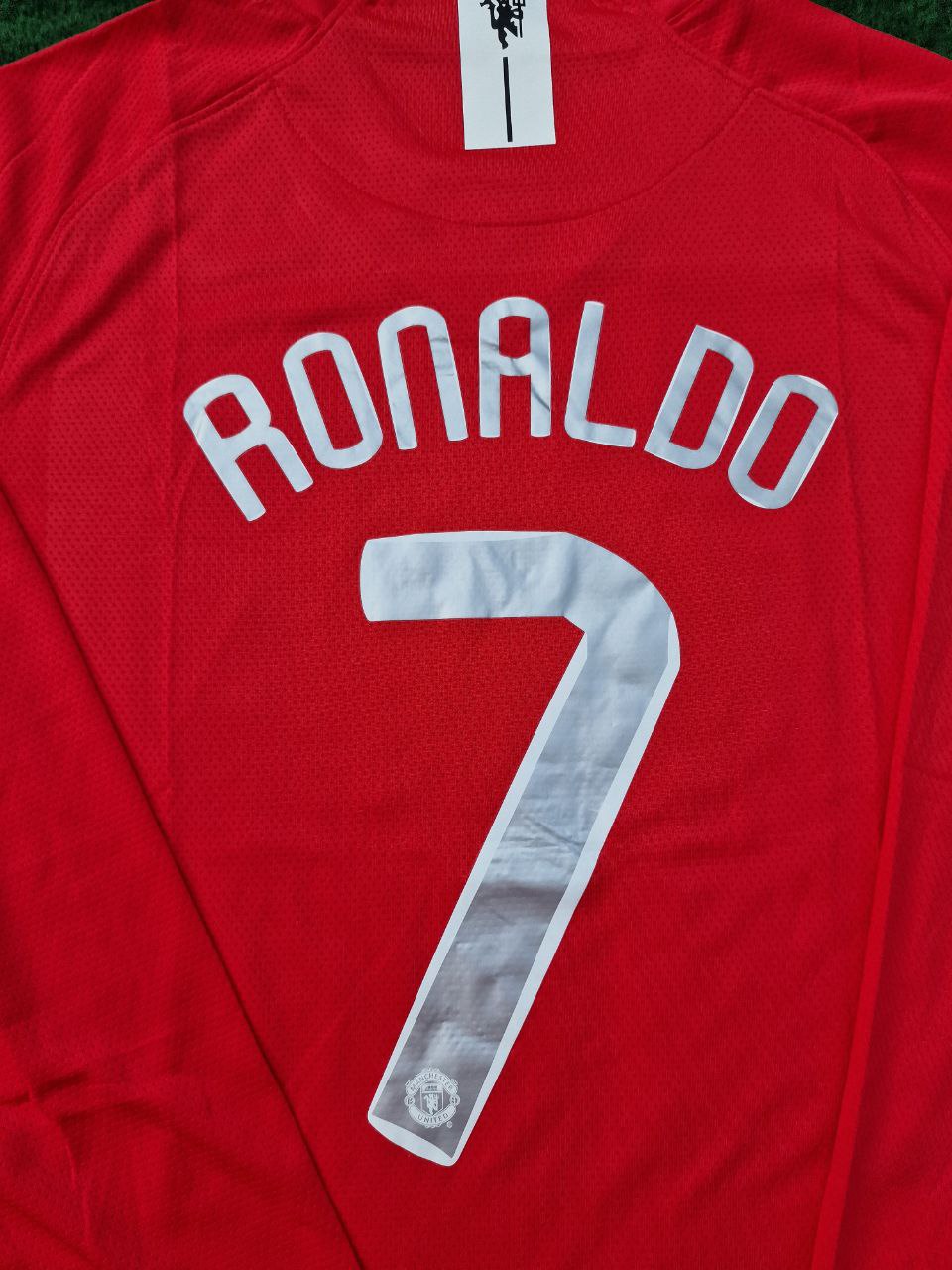 „Cristiano Ronaldo CR7 Manchester United Rotes Retro-Fußballtrikot“